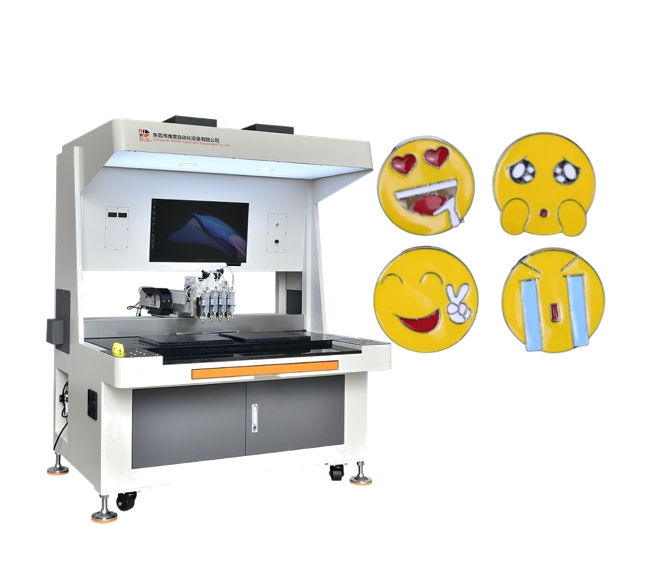 Enamel Pin Filling Machine – Stainless Steel Industrial Equipment for Efficient Enamel Application